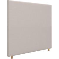 Cabecero de Lino Natural Liso hasta el Suelo con 8cm de Grosor Cabecera Tapizada Cama Dormitorio Moderno Top Trending (Beige, 160cm (Camas 150)) - details 0