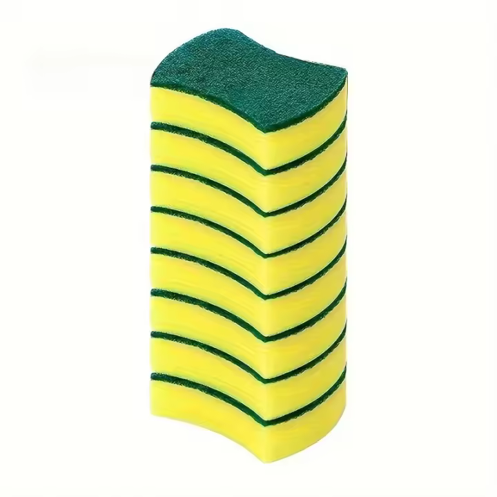 Juego De Esponjas De Limpieza Multifuncional 8/16/32 Piezas Pads De Escalofrío Doble Cara Duraderos Para Uso Doméstico Y De Cocina - 1