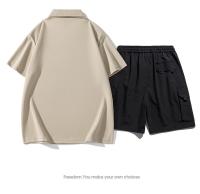 Polo de verano de manga corta con pantalón casual de cinco minutos ropa casual diaria para salir - details 10