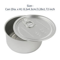 Lata de Aluminio Vacía para Sellado 10Pcs con Tapas Redondas y Anillo para Candados y Almacenamiento de Dulces Contenedor de Regalo - details 1