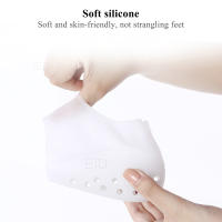 Plantilla Invisible con aumento de altura para hombre y mujer, calcetines de silicona con tacón, 2,5 cm, suela blanca para fascitis plantar - details 16