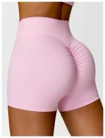 Pantalones cortos de Yoga para mujer, ropa de gimnasio de cintura alta, pantalones cortos deportivos de ciclismo - details 34