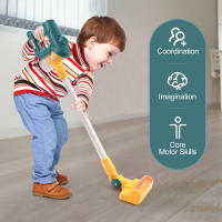 Kids Electic Mini Vacuum Cleaner Simulation Housework Dust Catcher With Light & Music Educational Pretend Play Toy for Kid Gifts - details 8