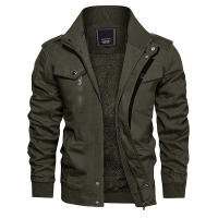 Chaqueta de Invierno Cálida para Hombres MAGCOMSEN Abrigo de Carga con Lina de Poliéster - details 1