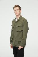 Chaqueta de fatiga de la selva ejército oliva negro campo ligero vintage militar safari rompevientos camisa de talla grande mujeres moda hombres - details 19