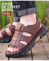 Sandalias antideslizantes suaves y cómodas para hombre, zapatos de playa de alta calidad, sandalias de Gladiador, zapatos planos informales de verano - details 4