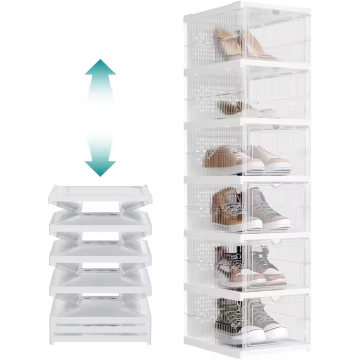 Organizador de Zapatos Plegable y Portátil Almacenamiento de Zapatos Resistente y Duradero - 1