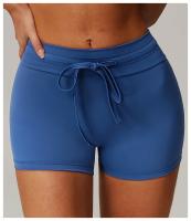 Sensación de nube para levantar las nalgas, pantalones cortos de Yoga de cintura alta para el vientre, pantalones deportivos de secado rápido, pantalones cortos deportivos ajustados transpirables para mujer - details 11