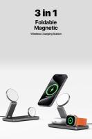 inalámbrico con mag-Safe, estación de Carga iPhone 3 en 1 para Apple Watch, Cargador inalámbrico inductivo Plegable para iPhone - details 0