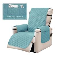 Cubierta De Silla Reclinable Impermeable Y Lavable Para Niños Y Mascotas Con Cinturones Elásticos Protector De Muebles - details 18