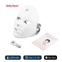La piel inalámbrica del fotón de la belleza de la cara del LED de 7 colores aprieta la máscara facial del cuello del rejuvenecimiento - details 3