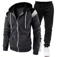 Nueva Moda Primavera-Otoño para Hombres Conjunto de Sudadera con Capucha y Pantalones de Chándal Deportivos - details 5