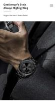 Reloj de Cuarzo Automático de Lujo Premium 2024 Correa de Acero Inoxidable Estilo Deportivo y de Negocios a Prueba de Agua Hannah Martin Movimiento Japonés Para Hombres - details 1