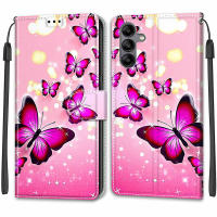 Funda tipo billetera de mariposa para Samsung Galaxy, cubierta trasera protectora de cuero con tapa magnética y ranura para tarjeta, A12, M12, A13, Lte, A14, A22 - details 31