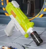 Pistola de agua eléctrica para niños, pistola de agua automática Manual con juguetes iluminados, juguetes de exterior de largo alcance para niños, regalos del Día de los niños - details 1