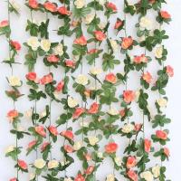 Caliente 2M corona de glicina decoración de viñedo Nudo de mariposa planta vid flor artificial pared - details 25