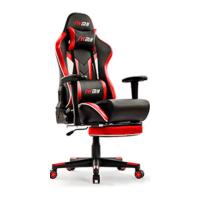 Silla Gaming Ergonómica Regulable Altura, Diseño de Escritorio, Material de Cuero, Para Hogar y Oficina - details 14