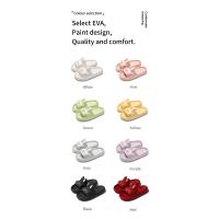 Zapatillas de conejo de dibujos animados, chanclas de casa con parte inferior gruesa de verano, cómodas sandalias unisex suaves - details 1