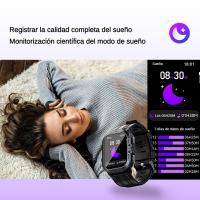 Reloj Inteligente Militar para Hombres SANLEPUS, Smartwatch con Pantalla AMOLED de 1.96