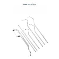 Juego de herramientas para palillos de dientes para el hogar, hilo dental de acero inoxidable para el cuidado dental - details 14