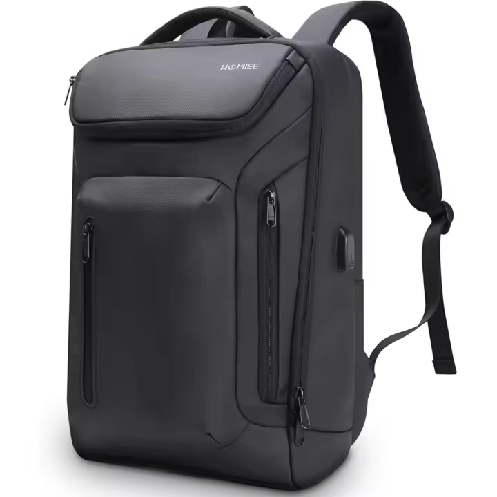 Ordenador Portátil de 15.6/17 Pulgadas Mochila Trabajo Viaje Escolar Equipaje de Mano Mochilas Cabina Avion Impermeable Mochilas para Portatil Hombres Mujeres - 1