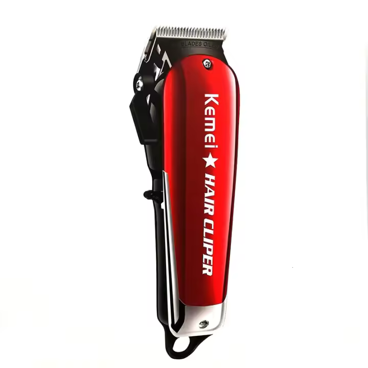 Kemei-cortadora de pelo profesional para hombre, máquina de corte de pelo eléctrica, de 9W, para salón de belleza - 1