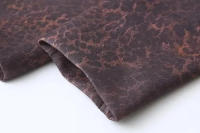 TRAFZA-abrigos de leopardo con cuello vuelto para mujer, chaquetas femeninas de manga larga con lazo y decoración de un solo pecho, otoño - details 7