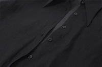 BUNO-Vestido camisero multicapa con dobladillo de hoja de loto para mujer, temperamento de moda - details 16