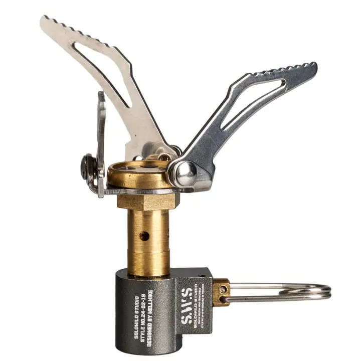 Estufa de Camping Plegable de Acero Inoxidable Quemador de Gas 2000W Ligero y Portátil para Cocinar al Aire Libre - 1