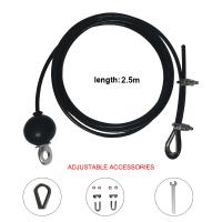 Sistema de máquina de Cable de polea para Fitness, accesorio de gimnasio DIY, Cable ajustable de 2,5 m, brazo de entrenamiento, bíceps, tríceps, equipo de entrenamiento de mano - details 3