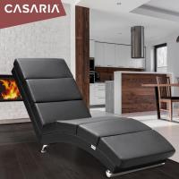 Chaise Longue Tumbona XXL London 186x89x55cm Sillón Ergonómico de Salón Oficina 180Kg Cuero Sintético Blanco - details 19