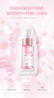 Suero facial blanqueador Sakura, antienvejecimiento, líneas finas, aprieta los poros, mejora el pigmento de melanina, crema hidratante opaca, ilumina el cuidado de la piel - details 0