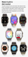 Reloj inteligente DT Ultra 2, dispositivo con control del ritmo cardíaco, ajuste del brillo, brújula, Modo deportivo, GPS incorporado, , novedad de 2024 - details 23