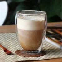 Taza de Café Espresso Hecha a Mano Resistente al Calor Vidrio de Doble Pared de 350ml para Bebidas de Té y Whisky - details 3