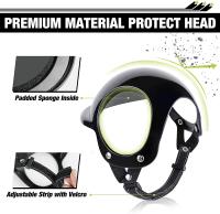 ATUBAN Small Pet Dog Helmet with Ear Hole Motorcycle Dog Helmet Multi-Sport Dog Hard Hat Outdoor Bike Doggy Cap for Dogs and Cat - details 2