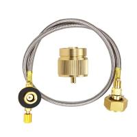 Junta de inflado de cilindro de gas para acampar al aire libre, accesorios para juntas de estufa de tanque de combustible, Europa - details 3