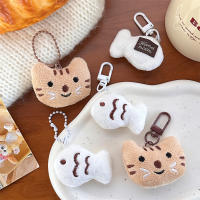 Nuevo lindo gatito pez muñeco de peluche regalo creativo llavero colgante llavero colgante - details 3
