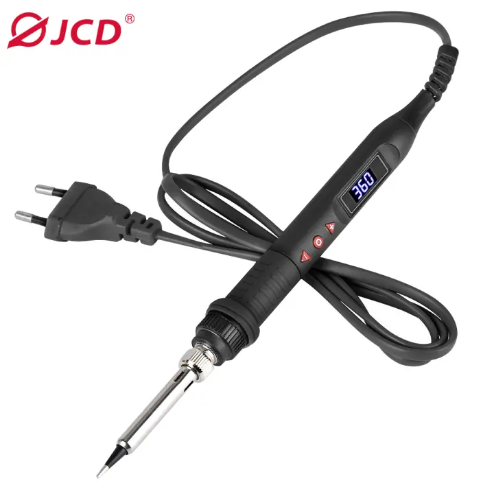 JCD-Juego de herramientas para soldar, soldador de 80W, 220V, pantalla Digital LCD, temperatura ajustable, puntas de soldador - 1