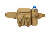 Riñonera táctica de nailon para hombre, bolsa para teléfono con botella de agua para senderismo, deportes al aire libre - details 10