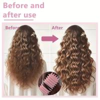 Cepillo de Desenredar Dulce Masaje del Cuero Cabelludo Peine para el Cabello con Garra de Limpieza - details 5