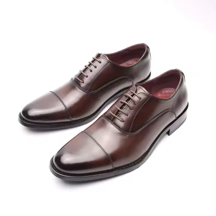 Zapatos de cuero divididos para vestido de novia genuinos para hombres y más - 1