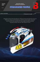 Cascos de moto para hombre y mujer, para garantizar la seguridad en invierno Cascos de moto con función Bluetooth, equipos - details 4