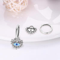 Pendientes de hoja de plata de ley 100%, joyería elegante de cumpleaños para mujer - details 13