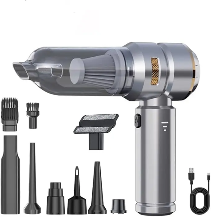 Aspirador de mano de alta succión de 16000Pa Motor sin cepillo de 100W - 1