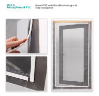 Cortina de Pantalla Magnética Personalizable DIY Malla de Tul de Ventana - details 13