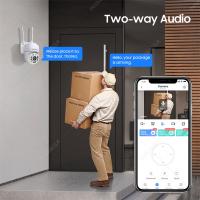 Cámara IP WiFi SHIWOJIA Yccc365 1080P con visión nocturna automática rastreadora cámara de seguridad inalámbrica para interior y exterior con monitor de audio y movimiento - details 4