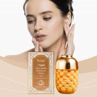 Cápsulas de colágeno hidratante, suavizante de líneas finas, crema facial elástica, hidratante y reafirmante - details 1