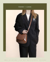 Nuevo bolso de mano marrón, bolso de sillín texturizado de alta gama para mujer, bolso cuadrado pequeño de mensajero retro de diseño de nicho versátil de moda. - details 3