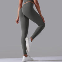 Pantalones de yoga sin costuras para mujer, ropa deportiva Fiess, leggings de cintura alta, pantalones de ejercicio para correr, 11 colores - details 38