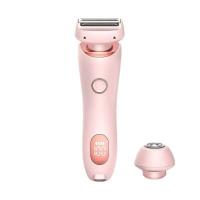 Eliminación indolora en casa 2 en 1 maquinillas de afeitar para mujer, recortadora de Bikini para vello púbico, Afeitadora eléctrica húmeda y seca - details 3